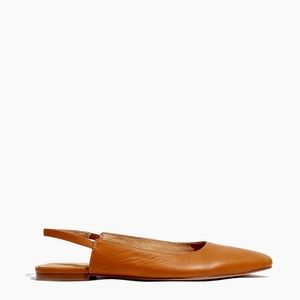 The Margot Slingback Flat in Leather